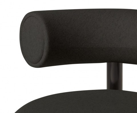 Fat Lounge Chair Black Detail